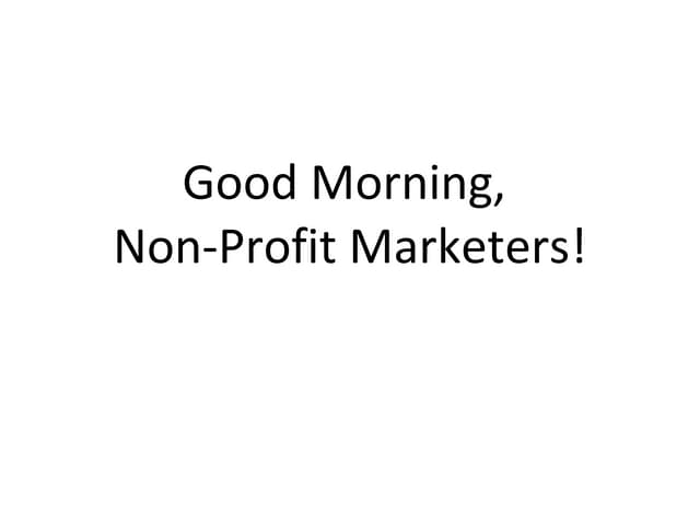 Content Marketing Strategies for Non-Profits