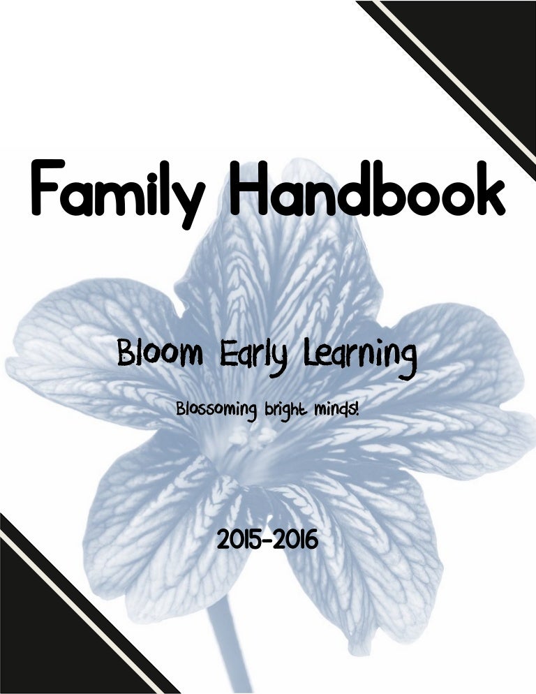 Family Handbook Template Family Handbook Template