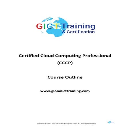 Certified Cloud Computing Professional (CCCP)