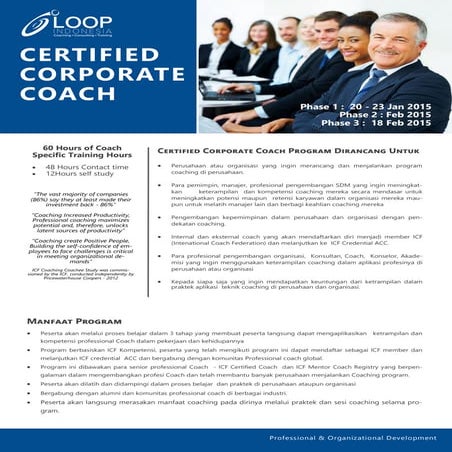 CERTIFIED CORPORATE COACH PROGRAM