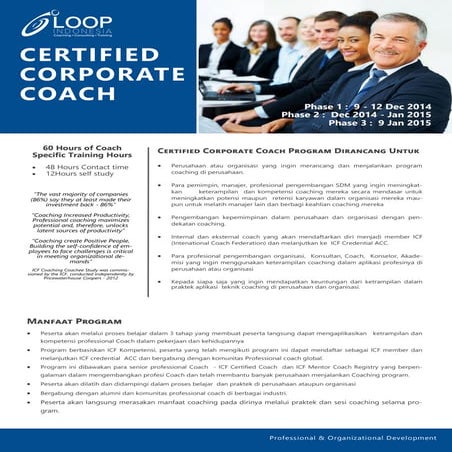CERTIFIED CORPORATE COACH          