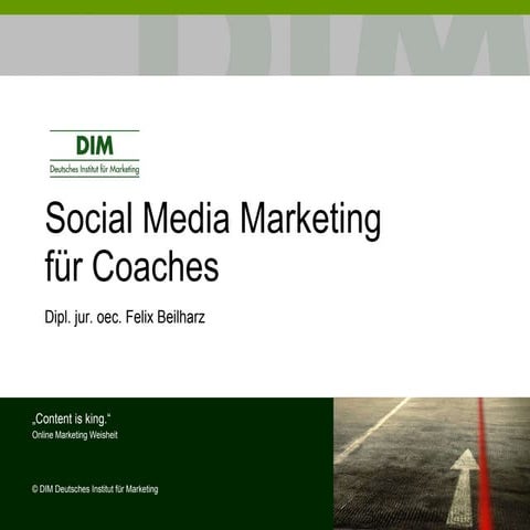 Social Media Marketing für Coaches