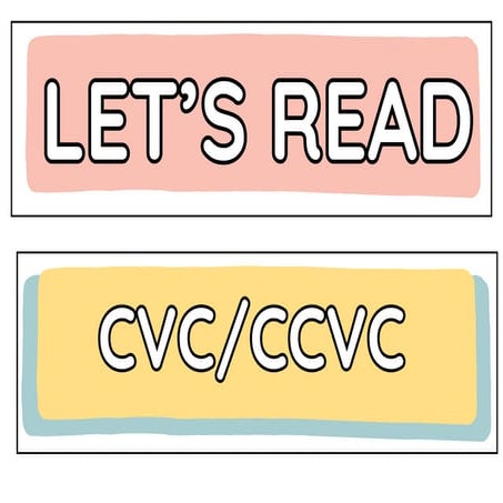 ccvc cvc presentation for young learners. | PDF