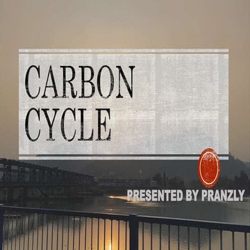 CARBON CYCLE BY PRANZLY.ppt