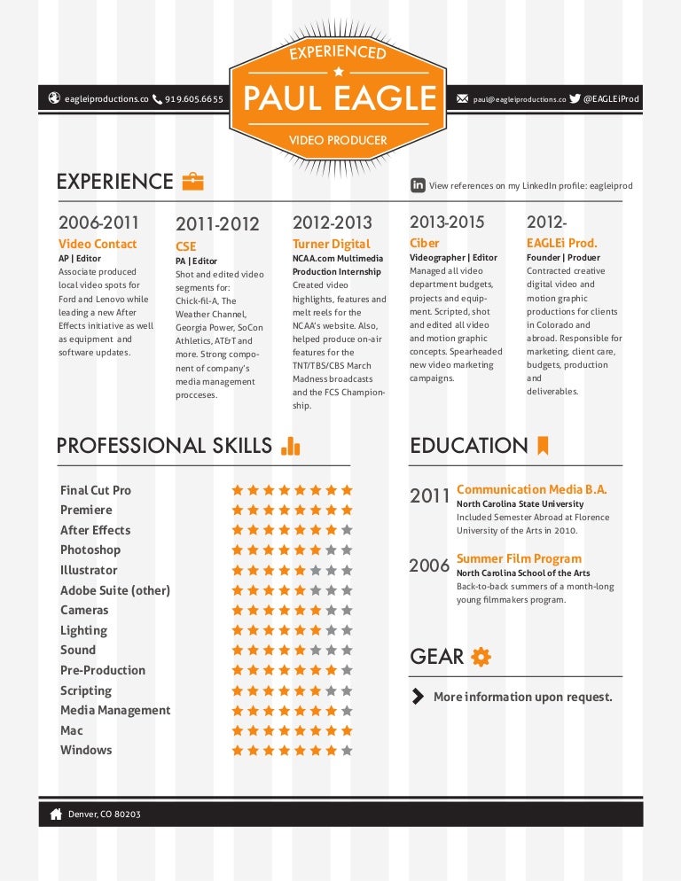 paul eagle digital media producer resume
