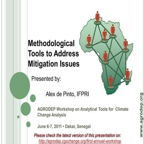 Methodological Tools to Address Mitigation Issues 