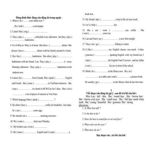 Các dạng bài tập ôn thi hsg lớp 6