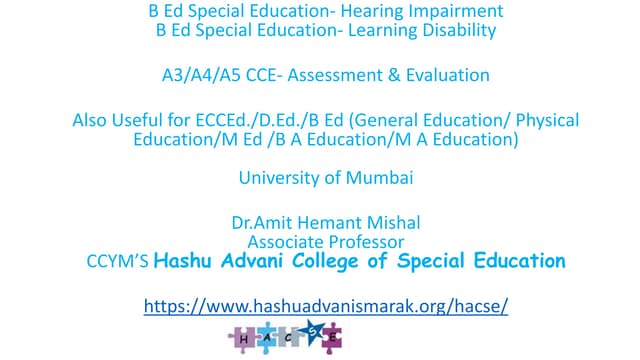 CCE, Assessment, Evaluation, Types of Assessment