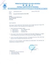 alt= Surat Rekomendasi Pelaksanaan Liga Nusantara Pssi