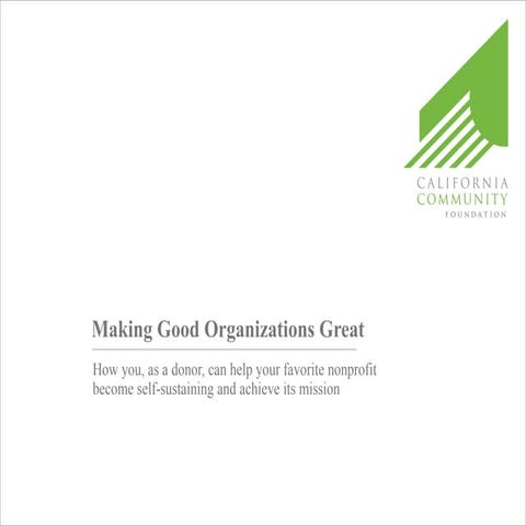Capacity Building for Nonprofit Organizations