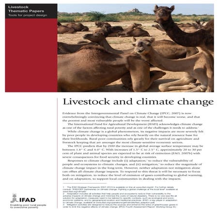 Livestock and Climate Change