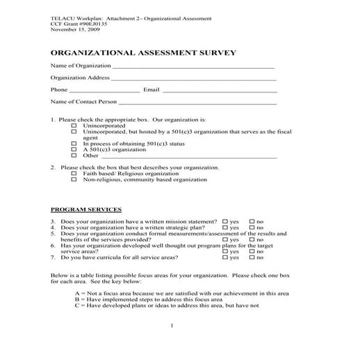 Organizational assessment | PPT