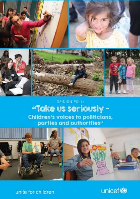 Take us seriously (UNICEF BiH 2014)
