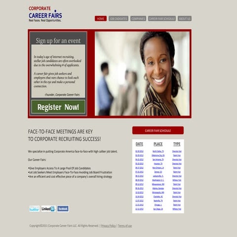 Corporate Career Fairs Overview