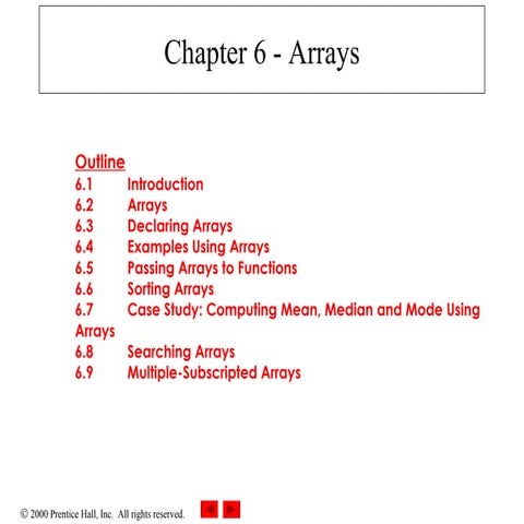 arrays | PPT