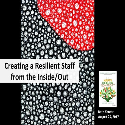 Creating Resilient Nonprofit Staff from the Inside/Out