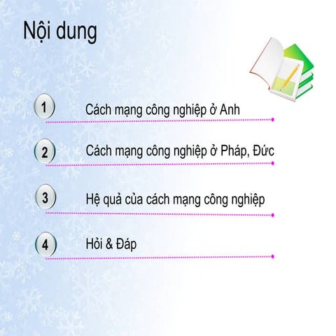 Cách mạng công nghiệp lần 1 lịch sử thế giới cận đại