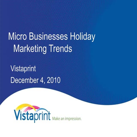 Micro Business Holiday Trends