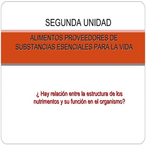 Cch segunda unidad nutrimentos y su funcion en el organismo sequin 2008