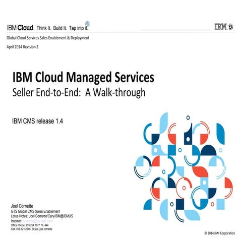 Cch slides input from cms walk through