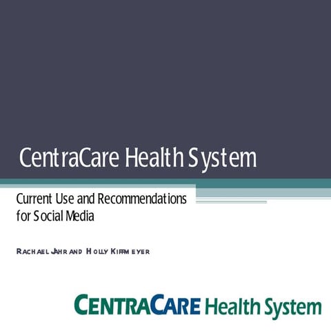 CentraCare Social Media