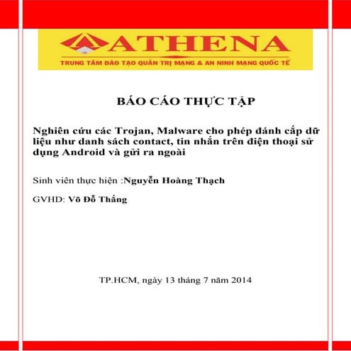 Cách tạo mã độc trên kali linux và triển khai trên android ảo