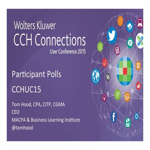 Top Challenges & Top Skills for Accounting & CPAs #CCHUC15