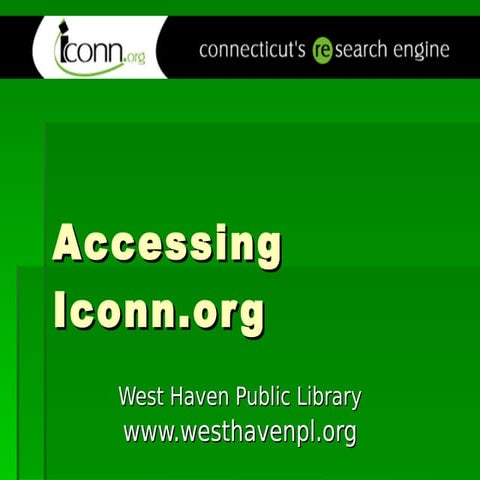 WHPL iCONN instruction
