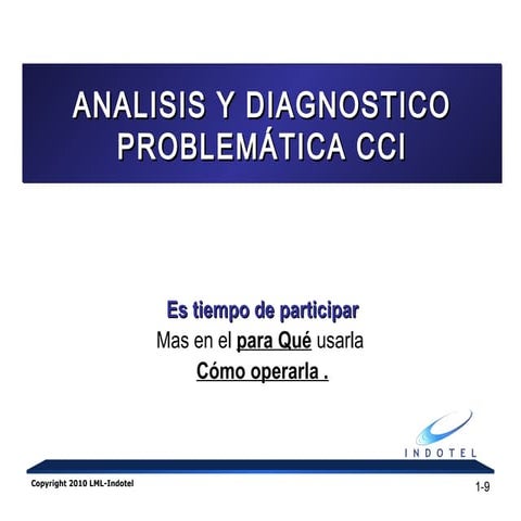 CCI GENERADORES DE CAMBIOS