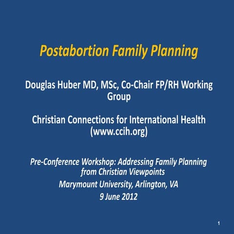 Postabortion care-Mr Mulundano | PPTX