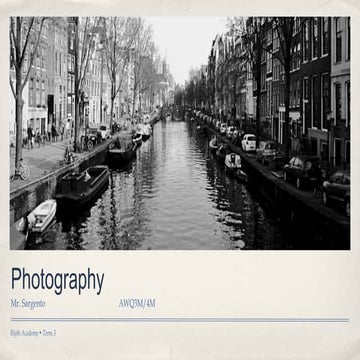 Lesson 1 • Intro to the photograph