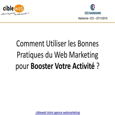Les bases du webmarketing