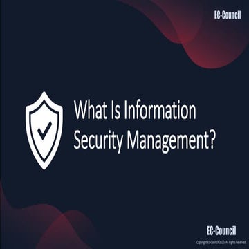 Information Security Management