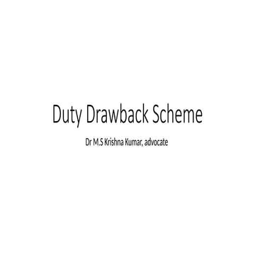 Conditions of duty drawback.pptx