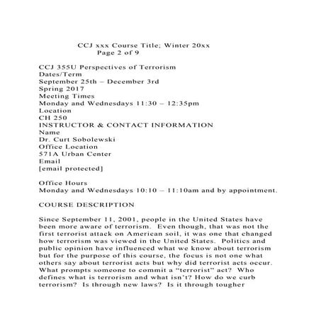 CCJ xxx Course Title; Winter 20xxPage 2 of 9CCJ 355U Pe.docx
