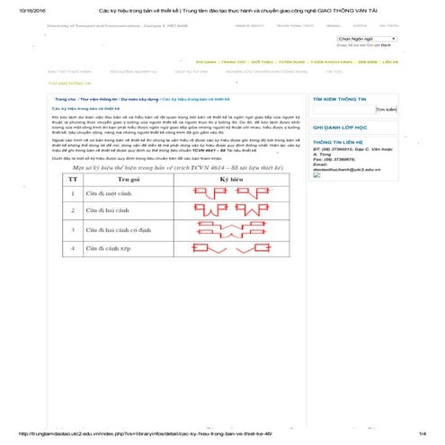 Các ký hiệu trong bản vẽ thiết kế   trung tâm đào tạo thực hành và chuyển gia...