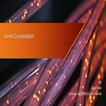 CC_Lec-20 Server Consolidation in cloud.pptx