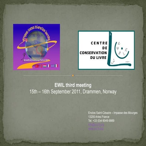 CCL presentation of Cultural content