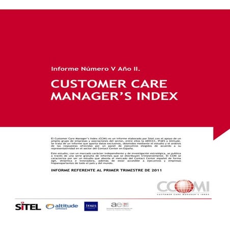 CCMI Informe Número V Año II.
