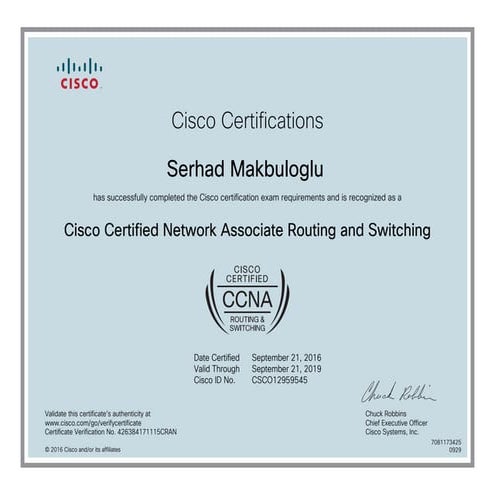Cisco Certified Network Associate (CCNA) | PDF