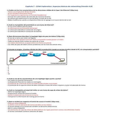Ccna 1 capitulo 07