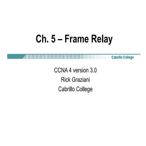 Ccna4 mod5-frame relay