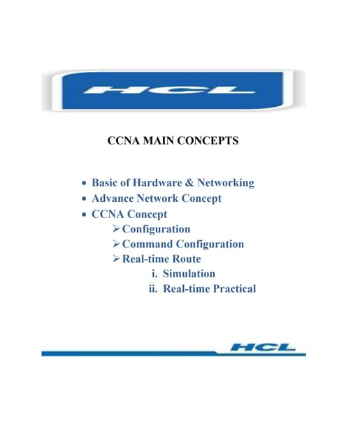 Ccna concepts
