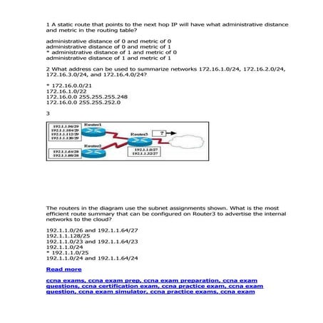 Ccna Free Practice Exam