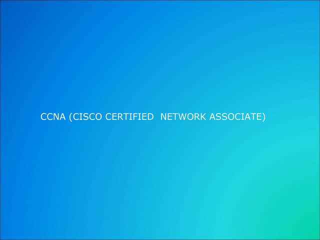 Ccna introduction