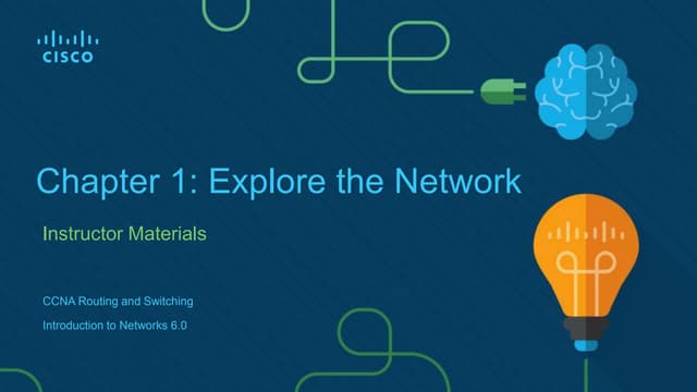 CCNA v6.0 ITN - Chapter 01