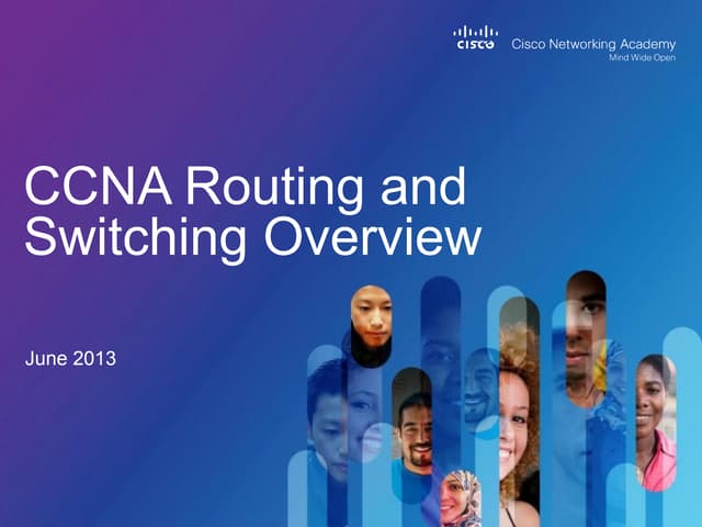 Ccna r&s overview presentation