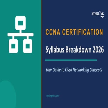 CCNA Certification Syllabus Breakdown 2026 Guide | PDF