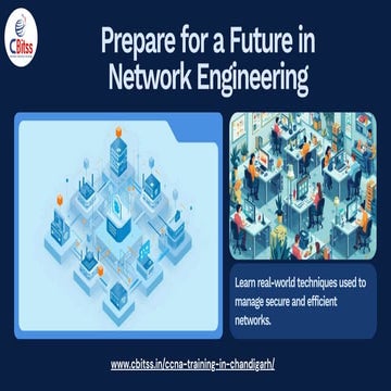 Prepare for a Future in Network Engineering | PDF