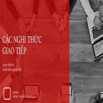 Các nghi thức giao tiếp 